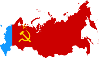 Russian. Flag, Map.