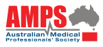 AMPS, logo. Australian Medical Professionals Society.
