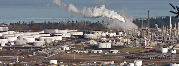 Anacortes Refinery, Washington. USA