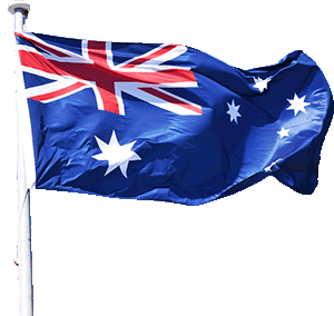 Australian Flag, Gif file.