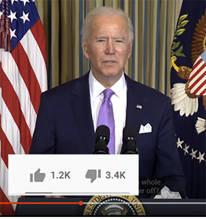 Joe Biden, Whitehouse video