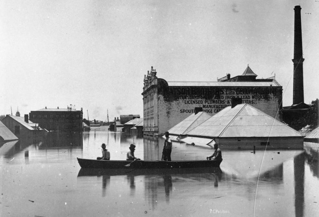 Brisbane floods 1893, Poul C Poulsen ANMM Collection