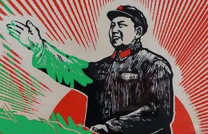 Green paint for Chairman Mao