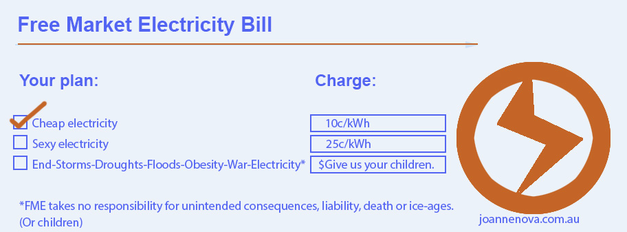 FreeMarket Electricity Bill