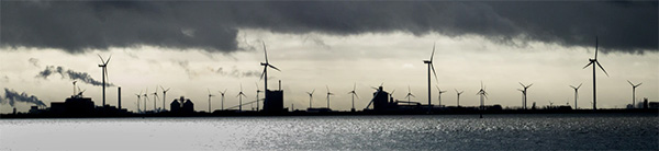Photo German wind turbines, Emben. Emden, Germany by Gritte