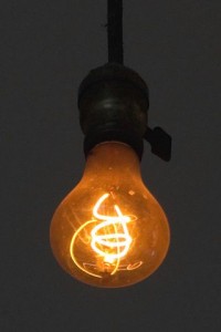 Centenial light bulb, Livermore, CA.