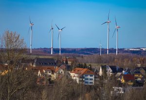 Windpower plant Germany.