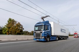 UK 'electric road' study part of £20m electric truck trials