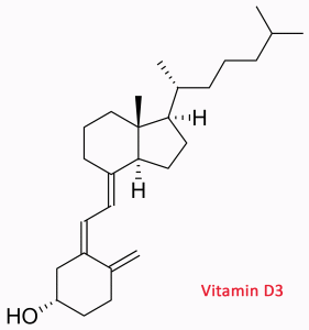 Vitamin D3, Cholcalciferol.