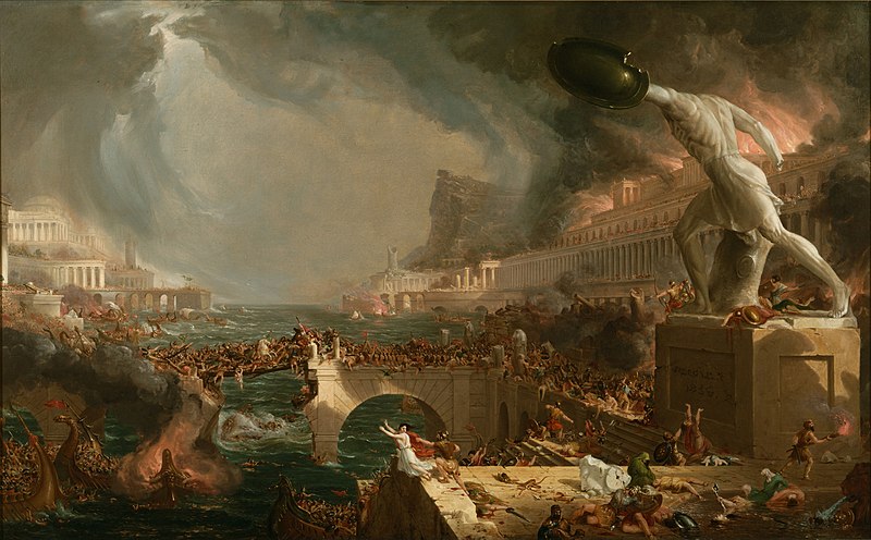 Roman Civilization. The fall. Doom. Ruin. Collapse. Dystopia.
