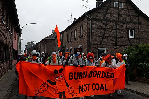 German protest against Coal