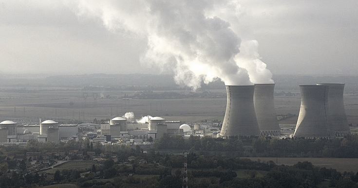 Bugey Nuclear Plant, France.