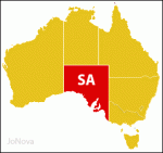 South Australia, SA, Map