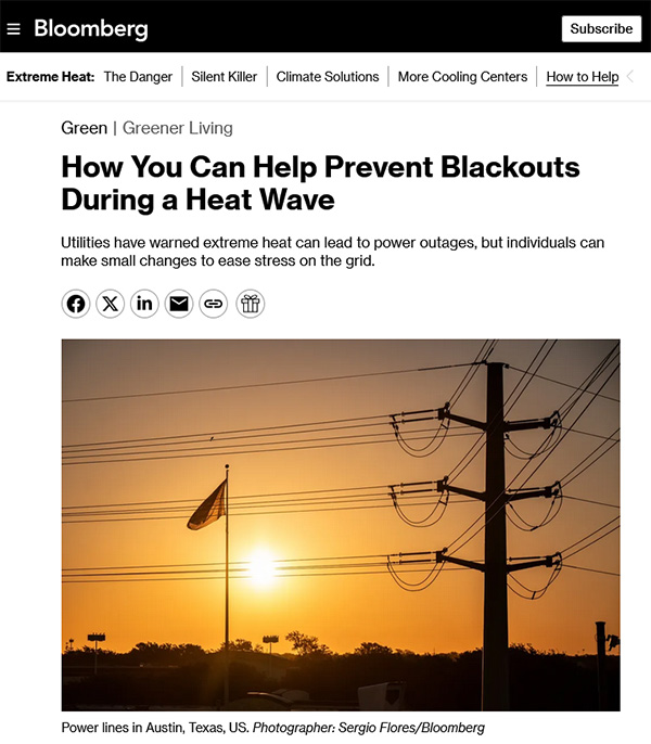 How You Can Help Prevent Blackouts During a Heat Wave