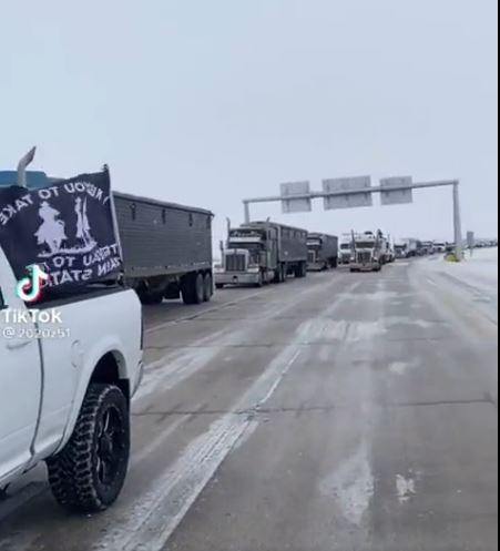 Canada Truckers protest