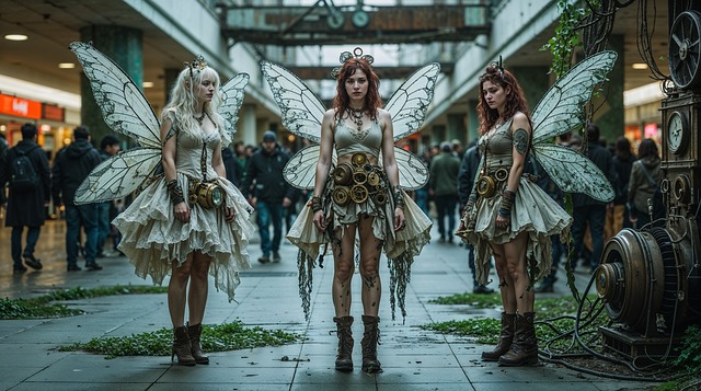 Wish fairies sighted in the mall.