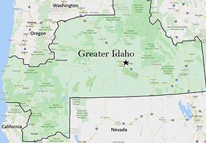 Greater Idaho Map