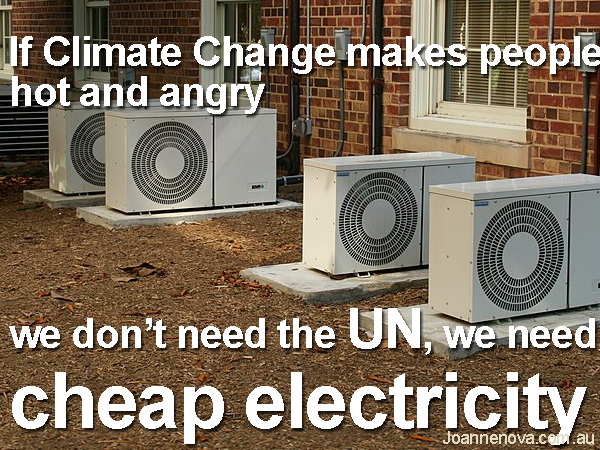 Climate Change makes people angry. 