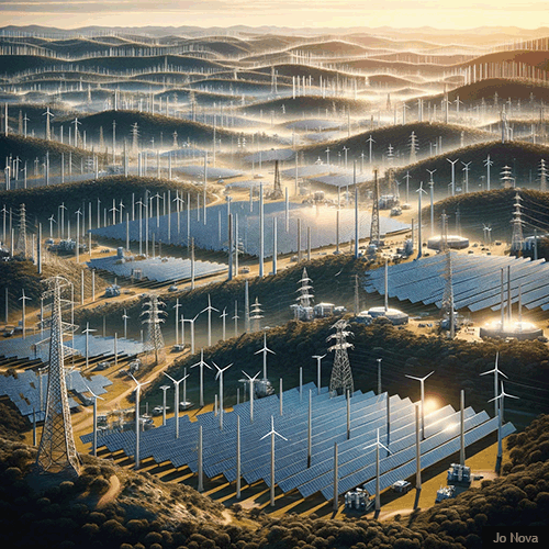 Solar Wind transmission lines. 