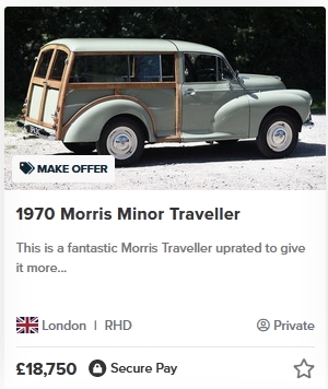 Morris Minor, London. Car.