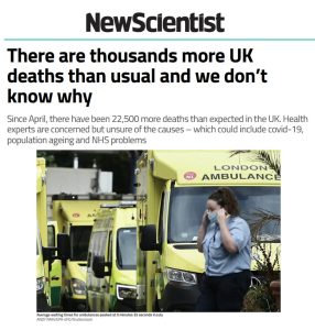 New Scientist, Thousansd more deaths