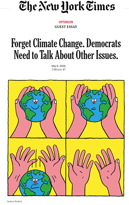 orget Climate Change. Democrats Need to Talk About Other Issues.