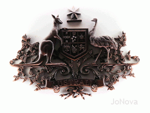 Parliamentary crest, Australia, Photo, JoNova