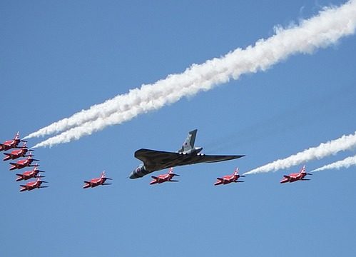 UK RAF planes, fighter jets.