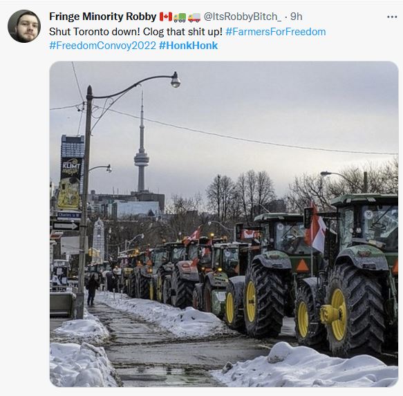Farmers for Freedom have arrived. 