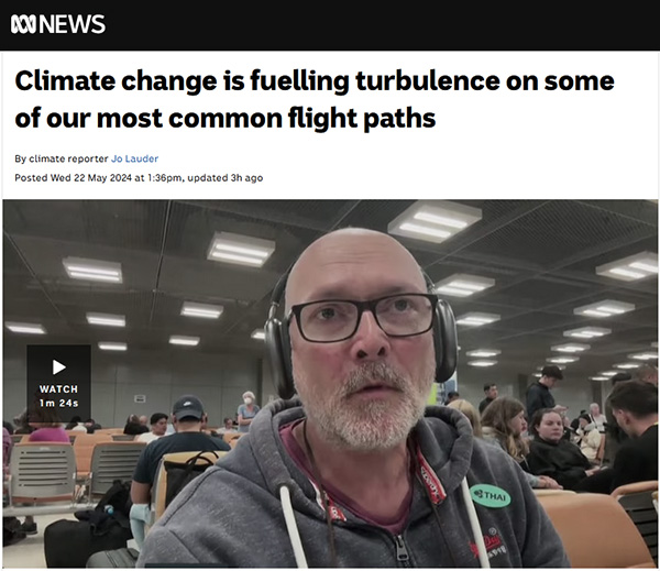 Climate change is fuelling turbulence on some of our most common flight paths