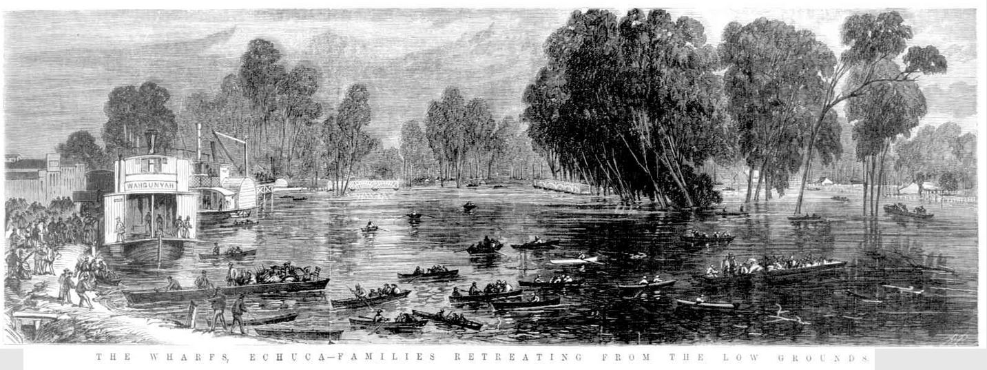 Floods in Victoria, 1870.