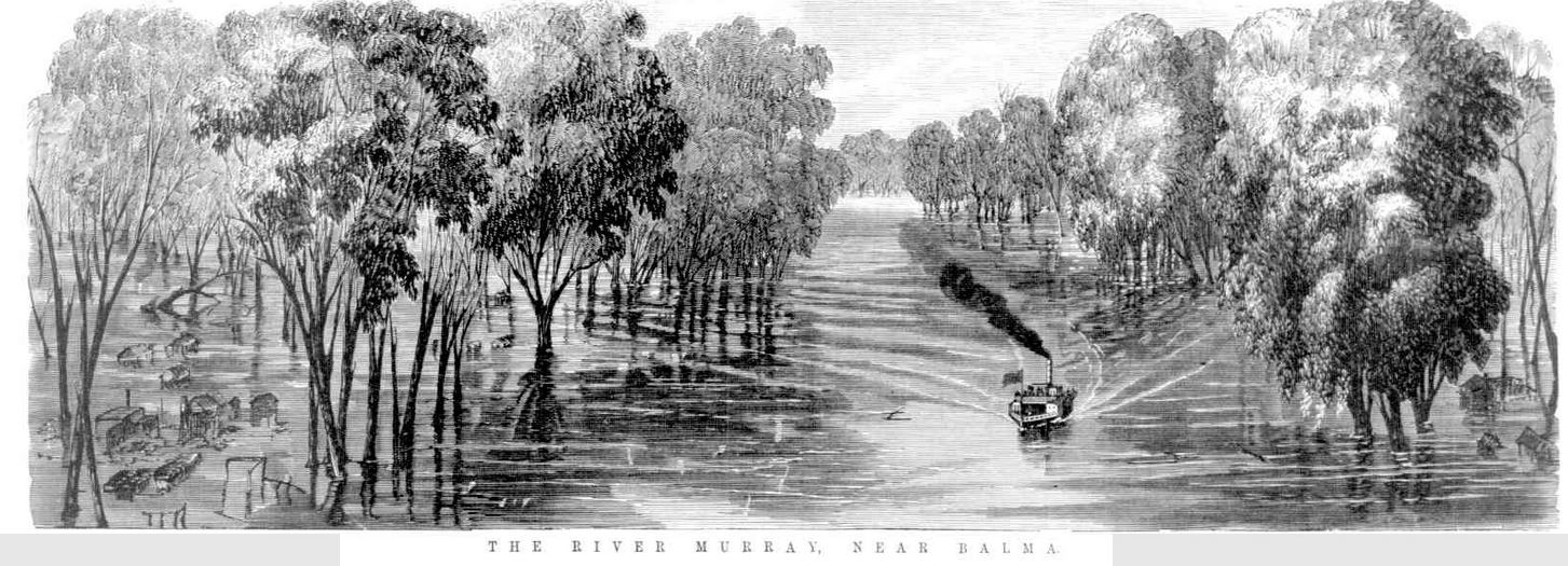 Fllods in Victoria, 1870.